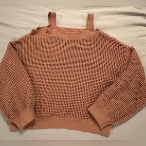 Pink Lily | Dusty Pink Knit Sweater